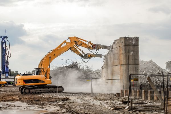 Silo Demolition in Golden